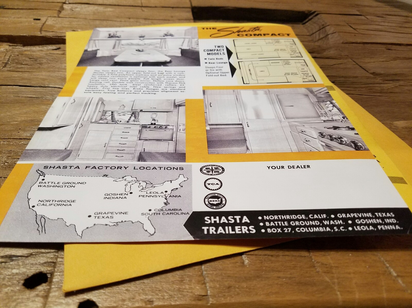 Shasta compact trailer operation and maintenance instructions NEW (COPY)