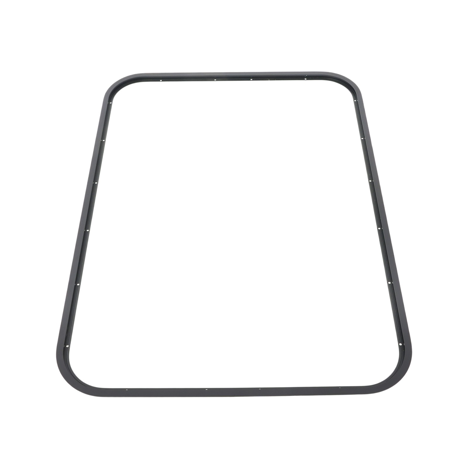 RV Camper Teardrop Trailer Door, Right Passenger Side RV Camper Entry Door Black