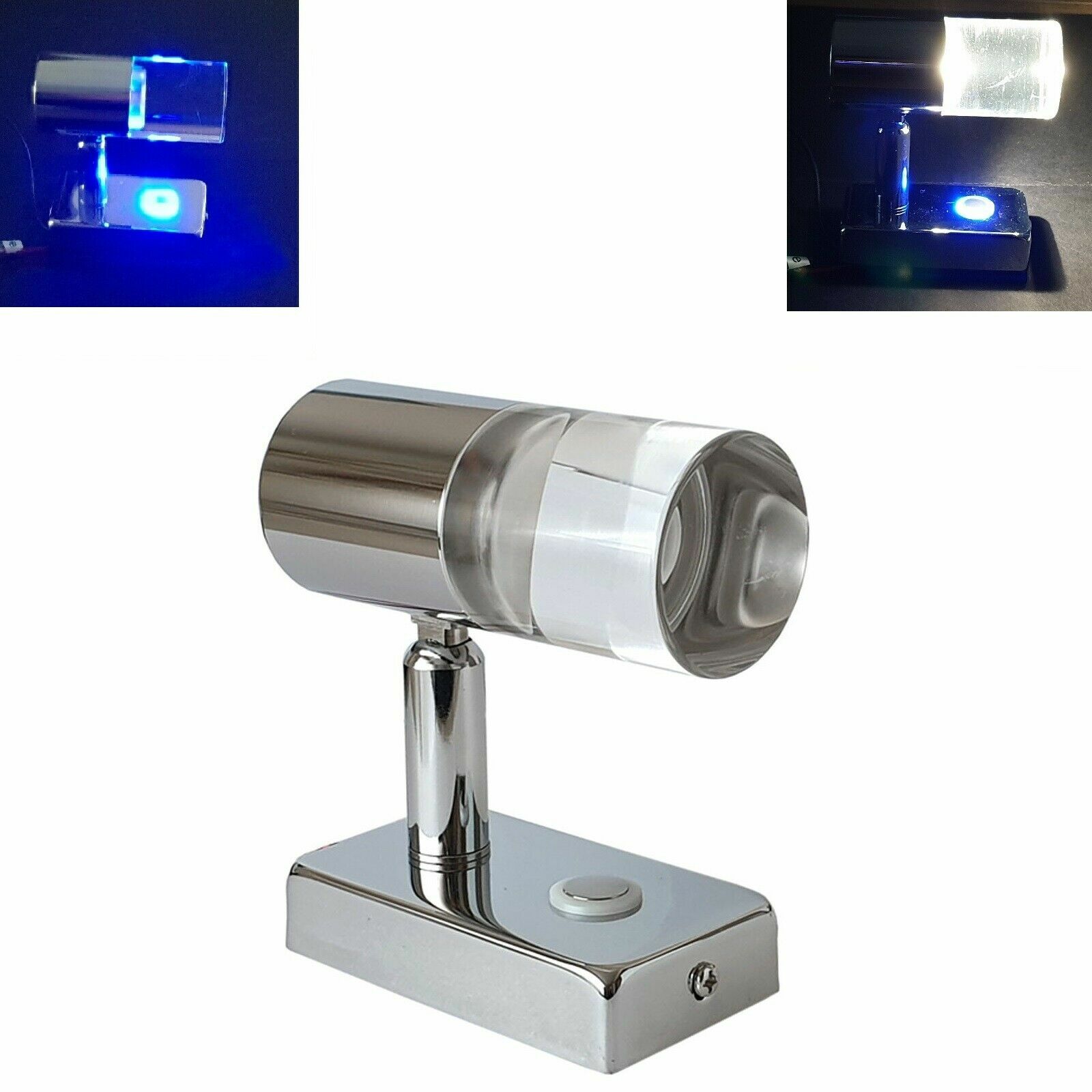 LED Reading Light 12V 24V Spotlight Day Night Touch Switch USB Caravan Boat Lamp