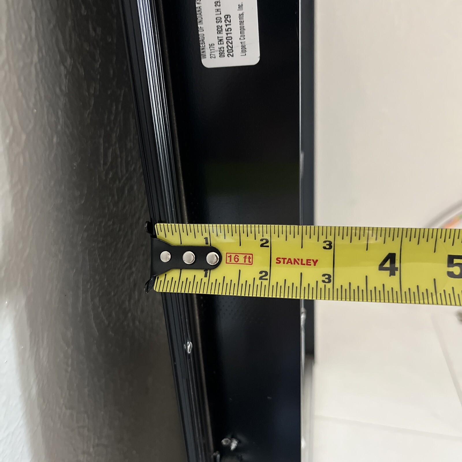 RV Camper Driver Tear Drop Trailer Entry Door 29.5″ x 41″ Entry Door R