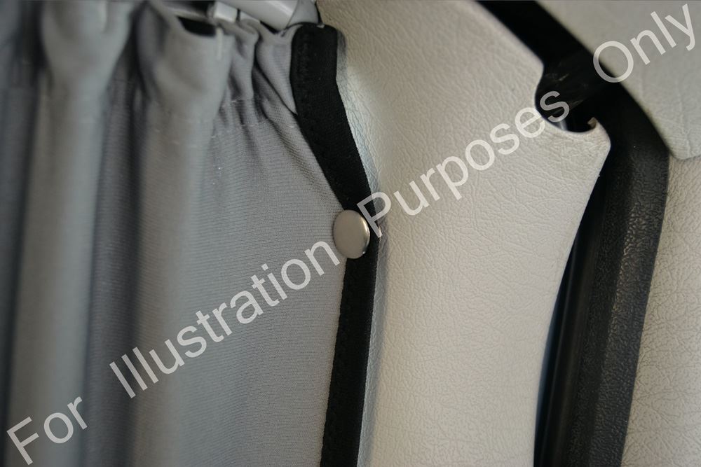 Mercedes Vito Rear Tailgate Door Just Kampers Blackout Curtain Kit 2004-2014