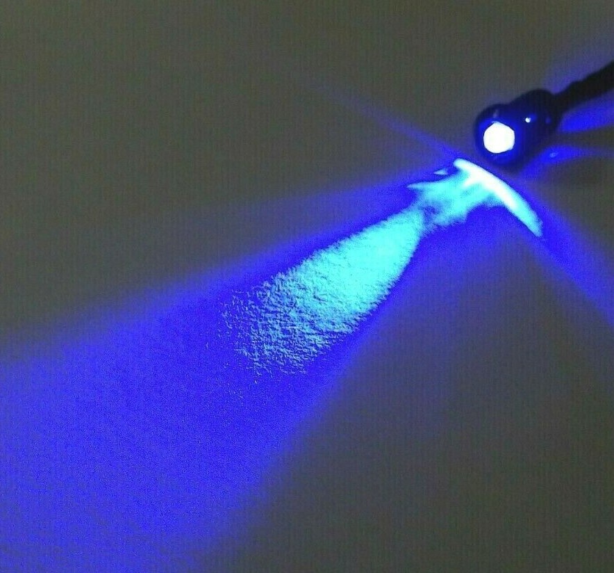 4 BBT 12 volt Bright Blue LED Mini 1/4″ Snap-In RV Indicator Lights