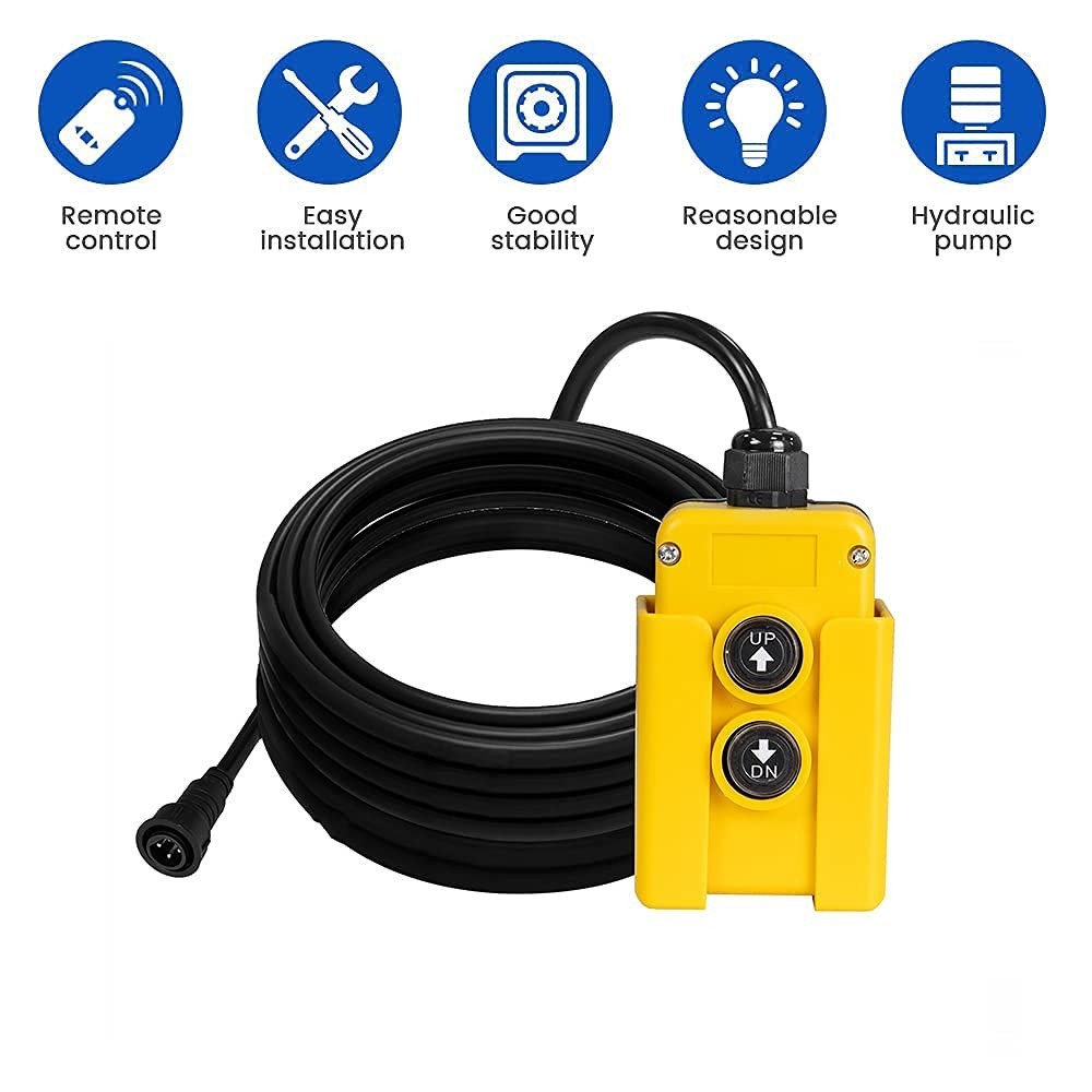 4 Wire Dump Trailer Remote Control Switch – 12V DC Hydraulic Pump Lift Winch