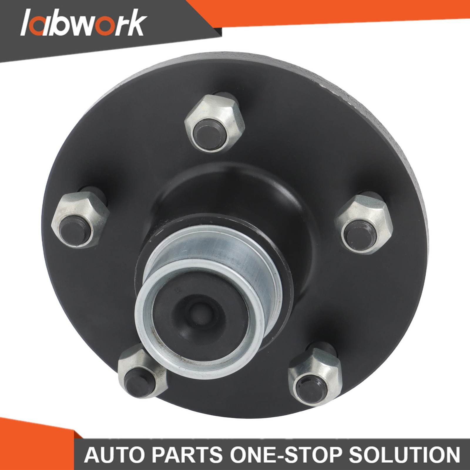 Labwork 2 Sets Pre-Assembled 5 on 4.75′ Trailer Hub Kit and Round #84 Spindle
