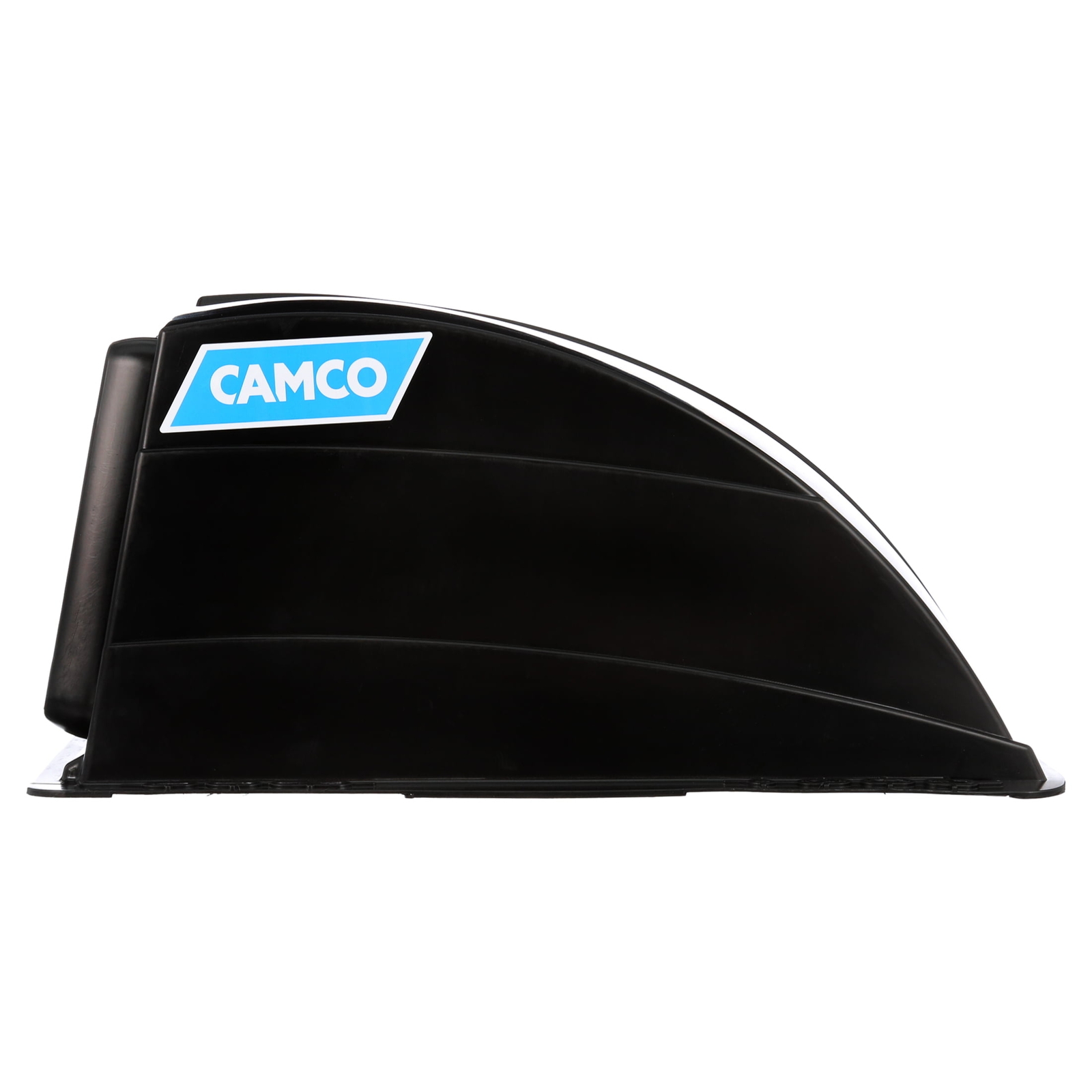 Camco RV Roof Vent Cover Black Dome Type Ventilation For 14 Inch x 14 Inch Vents