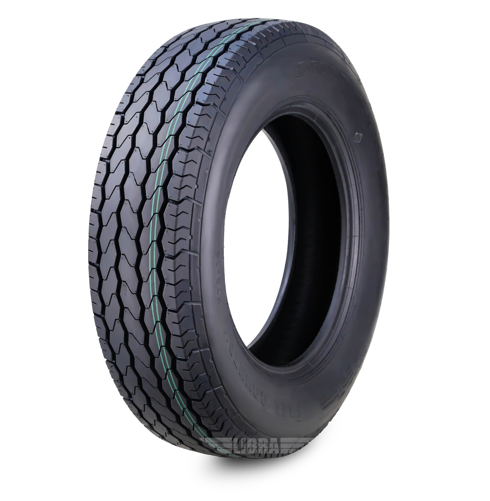 One Trailer Tire ST205/75D15 2057515 15″ F78-15 New Free Country Bias 6PR 11021