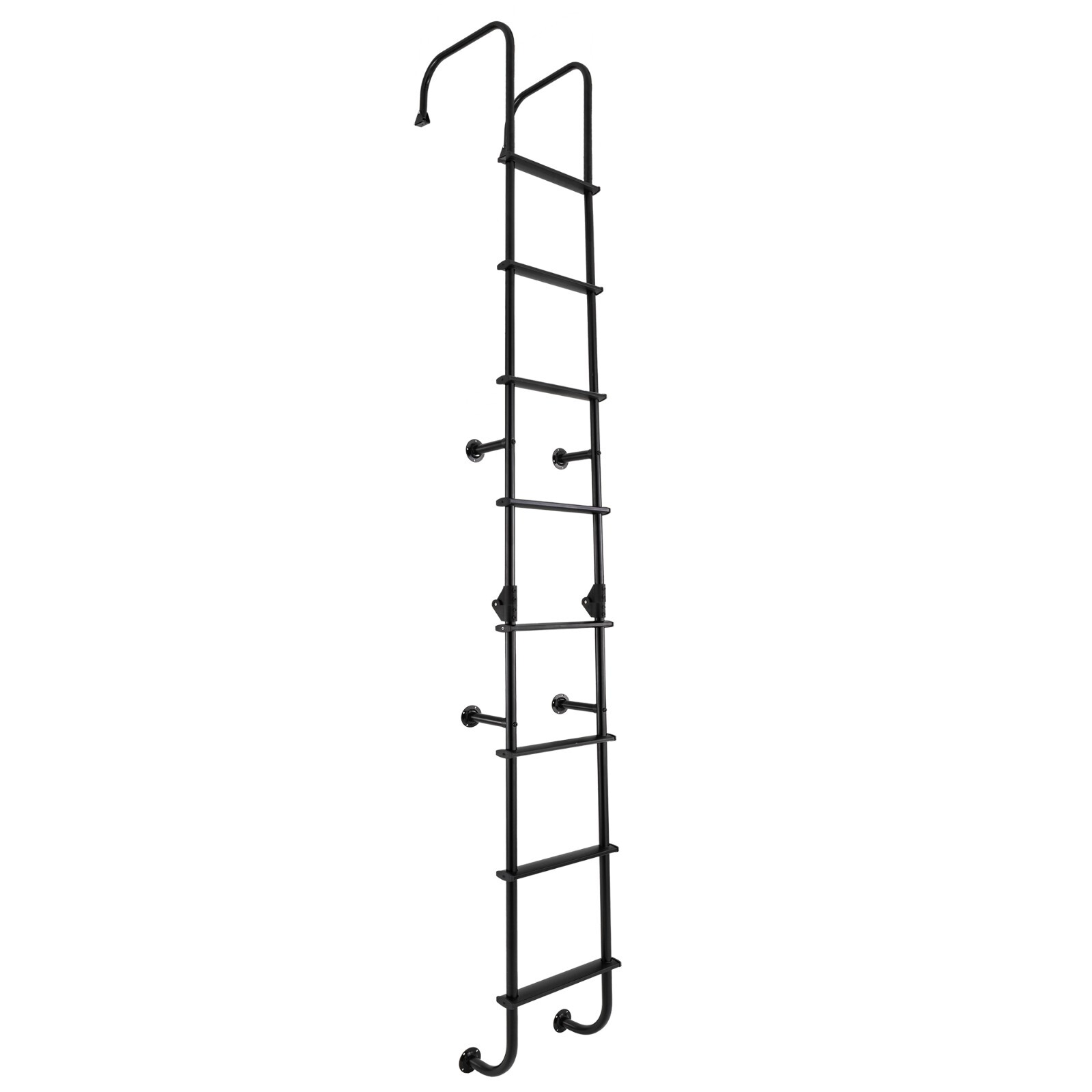 RecPro Universal Exterior Rear RV Ladder Kit 92″ DIY Aluminum Ladder Assembly