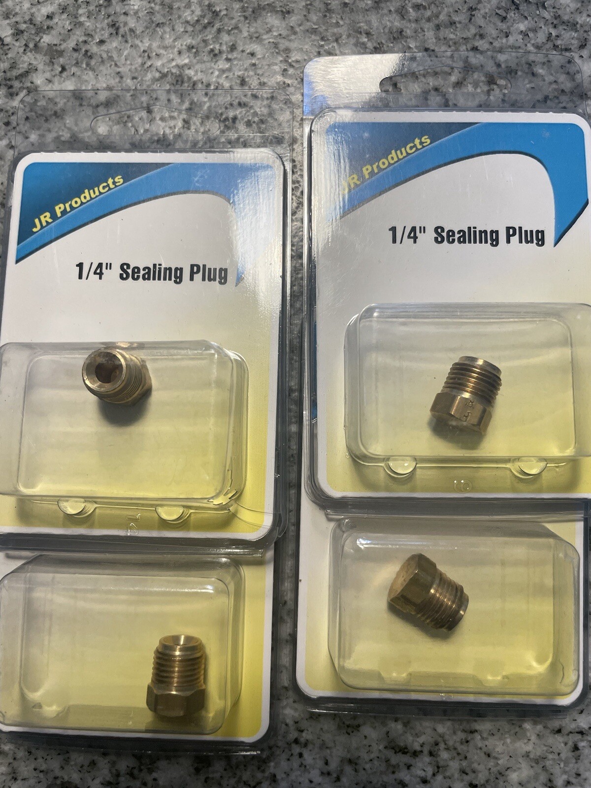 JR Products 1/4 Inch 07-30425 1/4″ Sealing Plug- 4 Units …pipe plugs