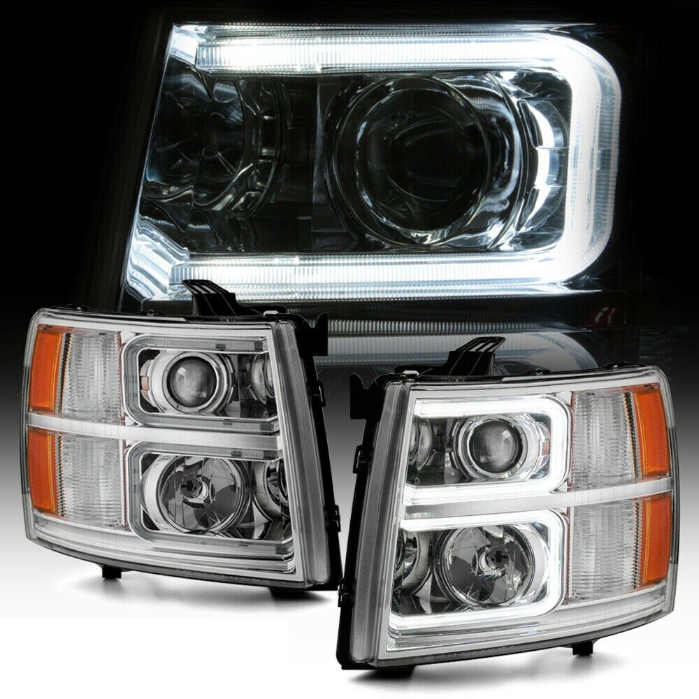 JAYCO ALANTE 2018 2019 2020 2021 CHROME PROJECTOR HEADLIGHTS HEAD LAMPS RV