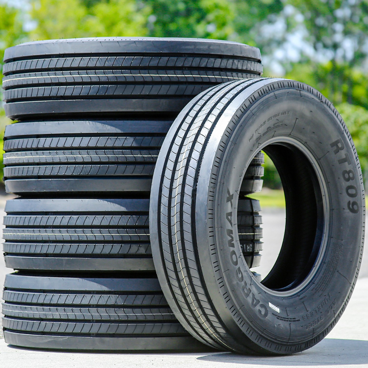 2 Tires ST 225/75R15 121/117M G 14 Ply Cargo Max RT809 All Steel (DT) Trailer