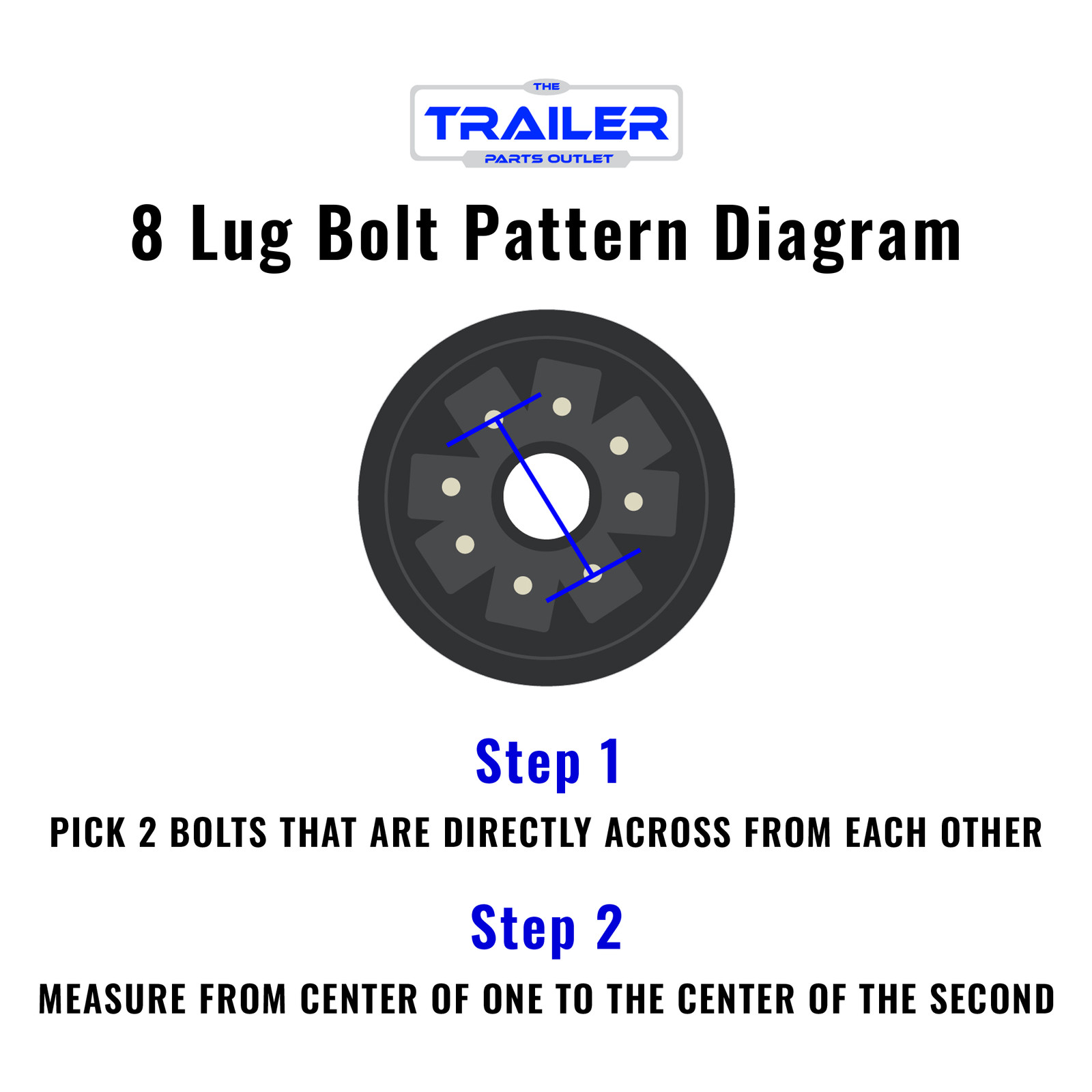 Trailfinder 17.5″ 18 ply Radial Trailer Tire & Wheel – ST 215/75R17.5 8 Lug