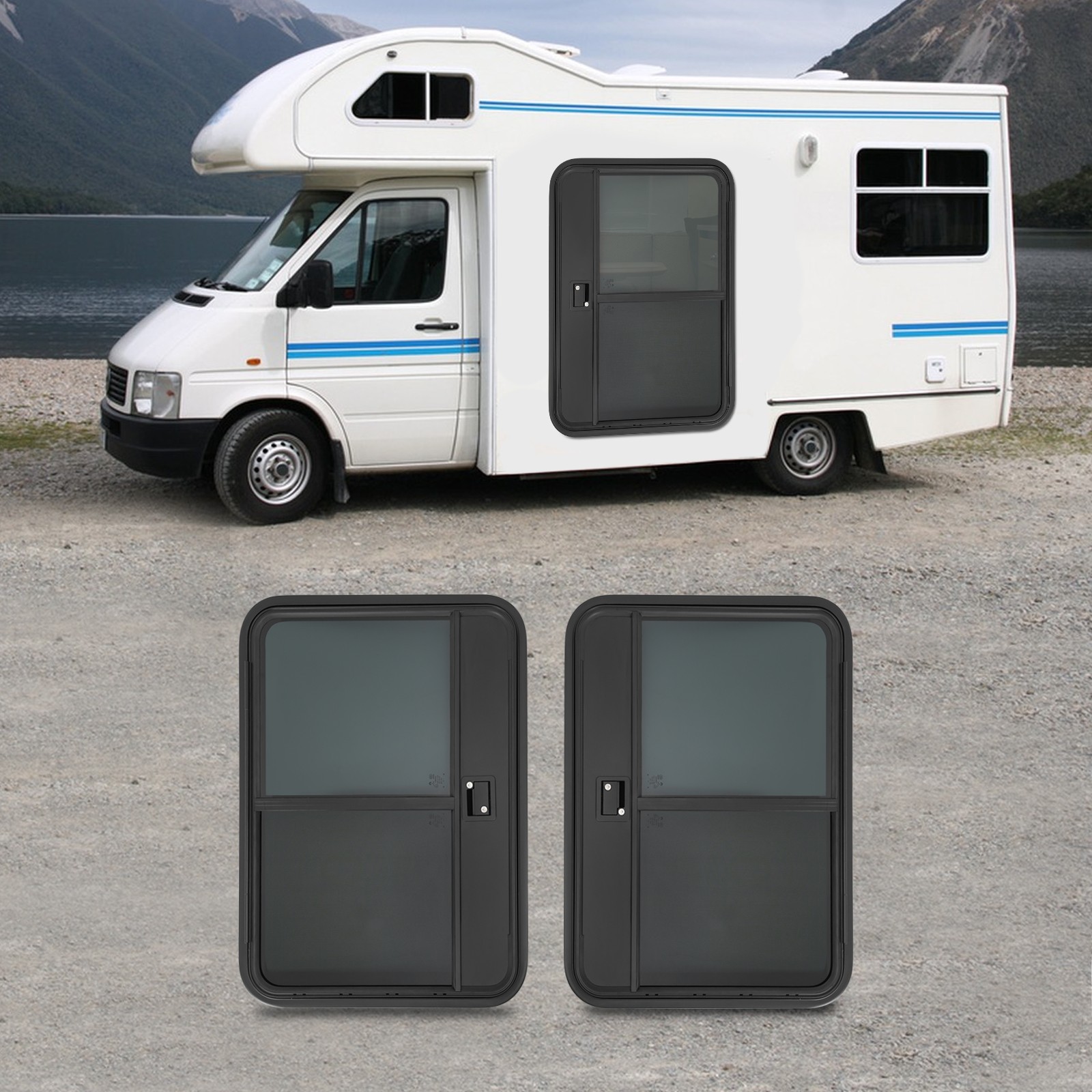 28″W×38″H RV Camper Teardrop Trailer Entry Doors RV Entry Doors Left/Right Side