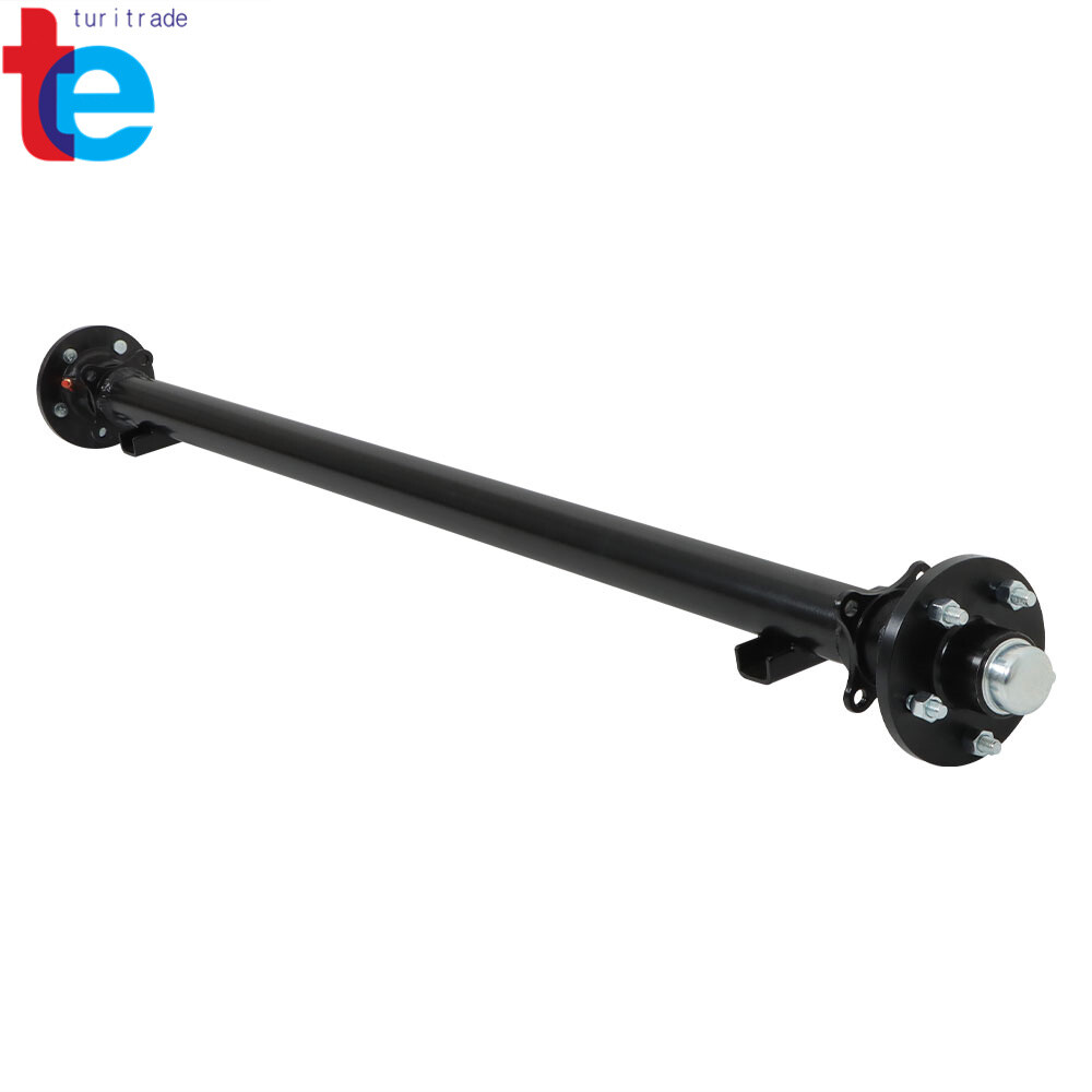 3.5K Trailer Axle 5 lug 61″ Hub Face 46″ Spring Center 48″ WIDE FRAME 5 on 4.5″