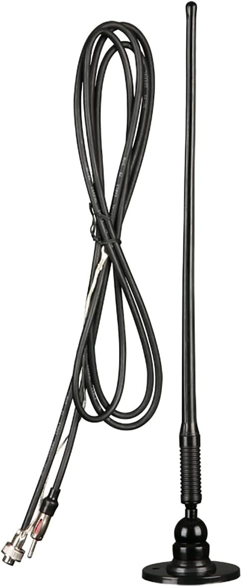 MAGNADYNE RV73 OEM UNIVERSAL 15″ SIDE OR TOP MOUNT RUBBER ANTENNA *C17