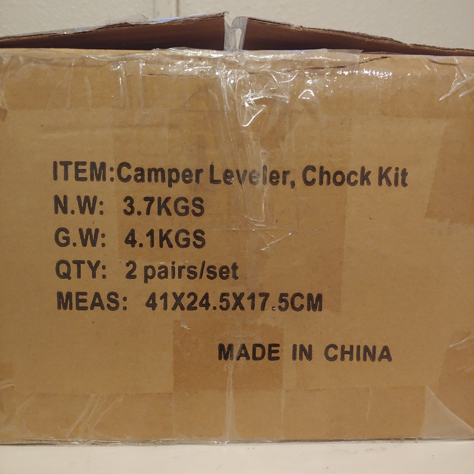 Camper Leveler RV Leveling Blocks Ramp Kit 2 Levelers 2 Chocks 2 Anti-Slip Mats