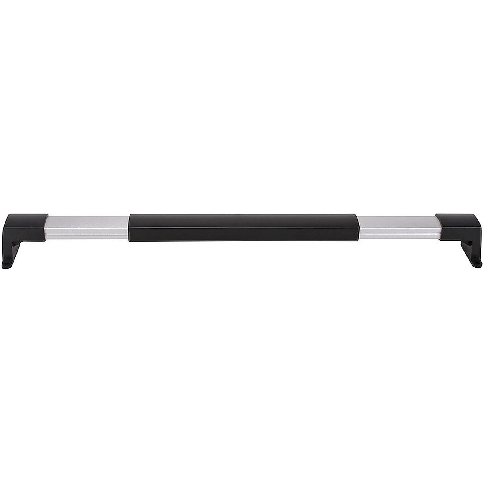 Screen Door Push Bar Adjustable 21 To 28-3/4 Inch Black Aluminum Single