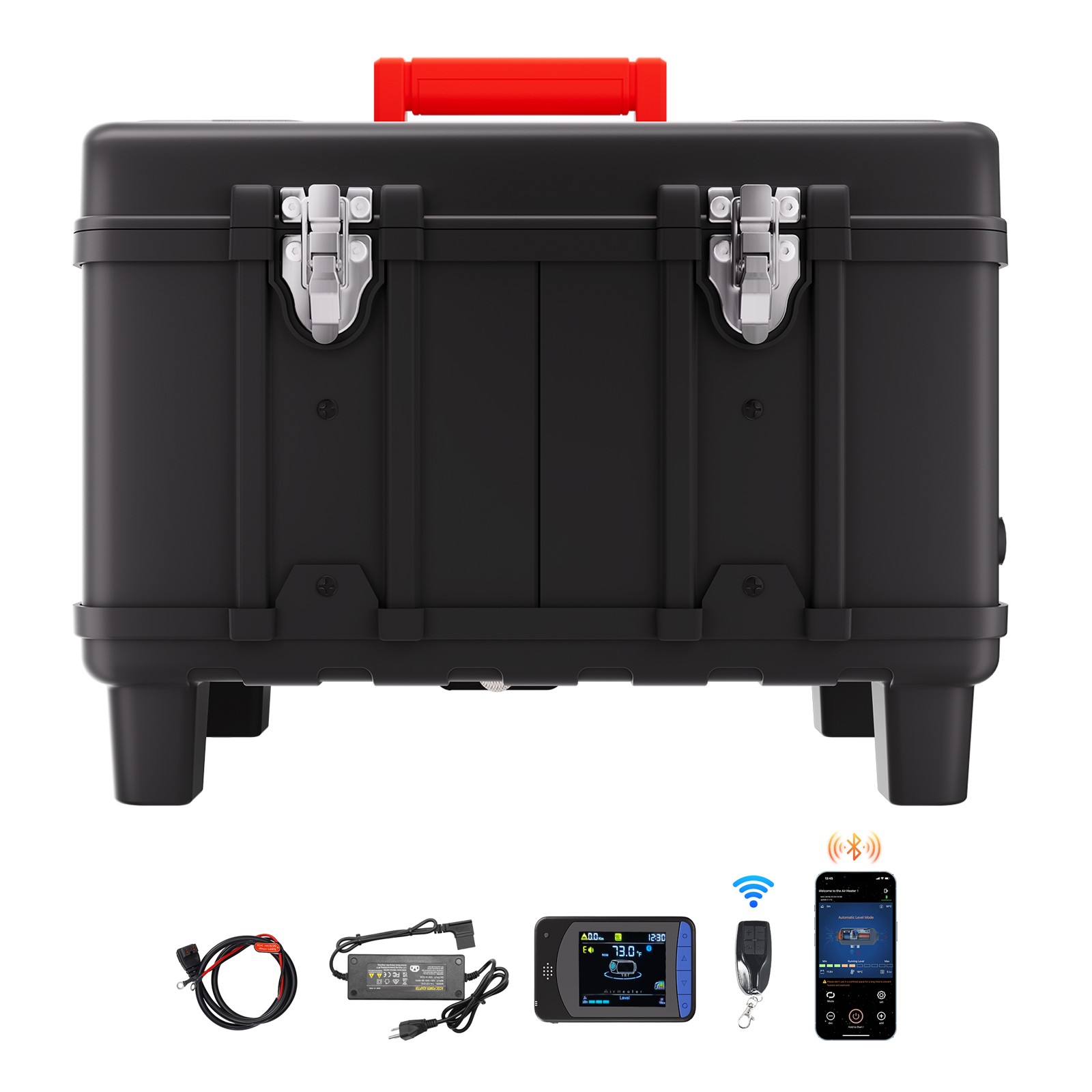 Uimoso 12V/24V 8KW Diesel Air Heater with Bluetooth App and Control for Vehicles
