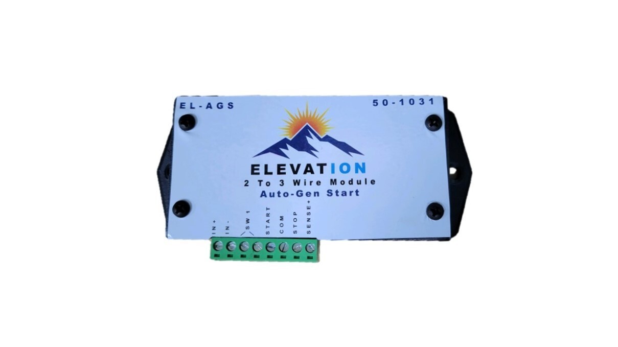 Elevation Generator Start Module, Converts 2 Wire Into 3 Wire Starts