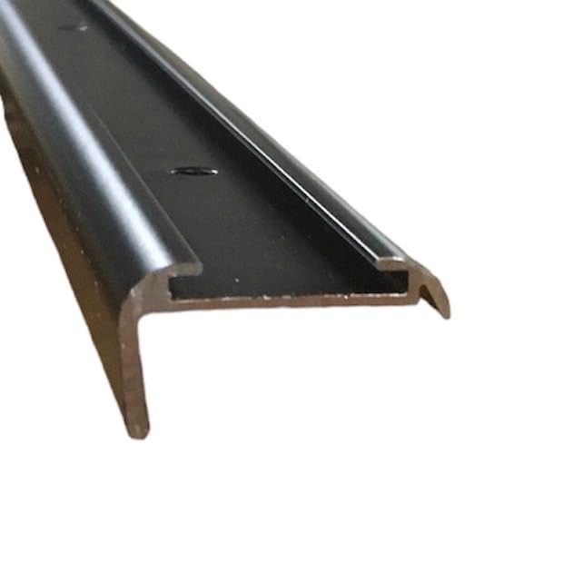 RV Aluminum Insert Roof Edge Trim with 7/16″ Leg Black 93″ Made in USA