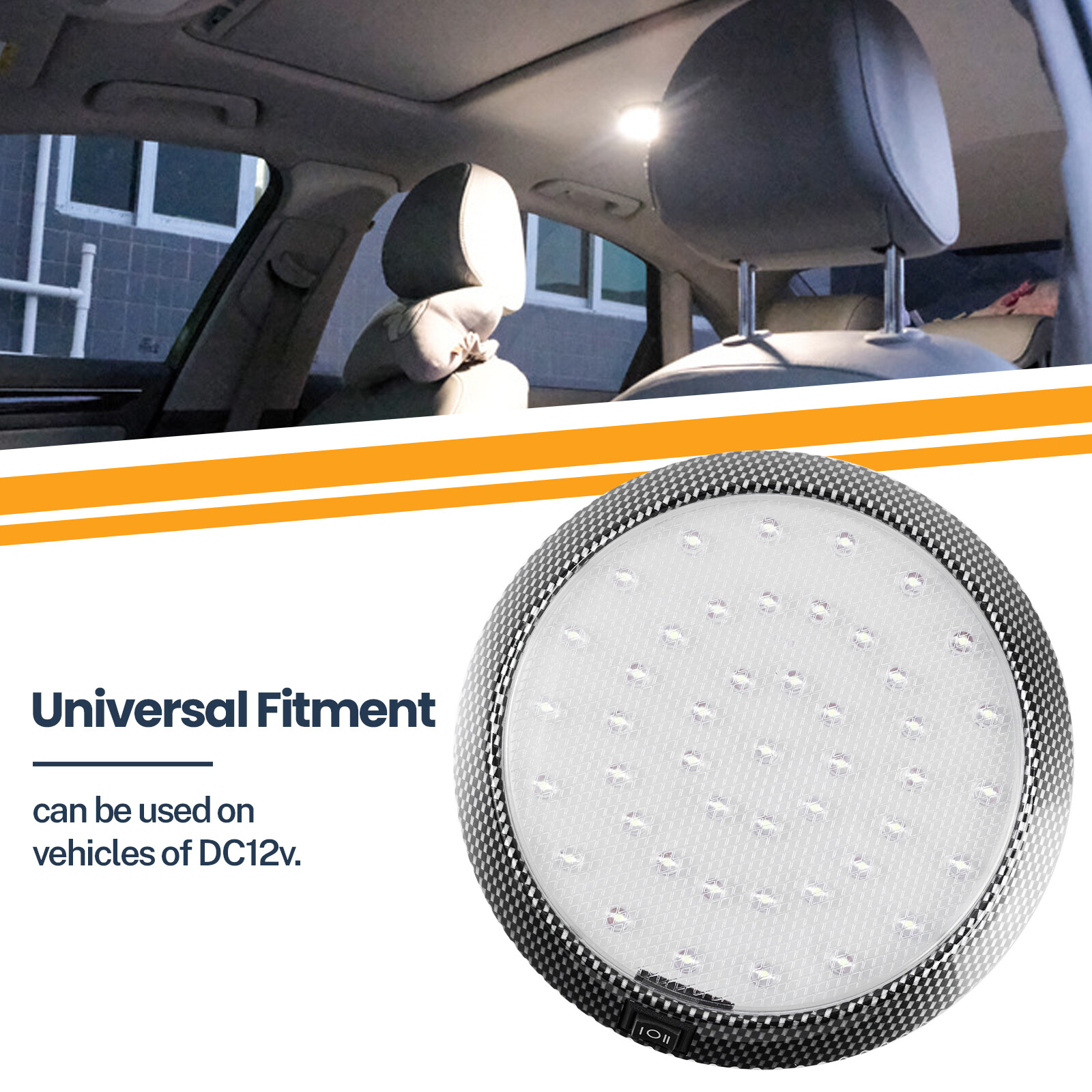 5Inch 12V Led RV Ceiling Dome Light RV Interior Lighting for Trailer Camper Boat