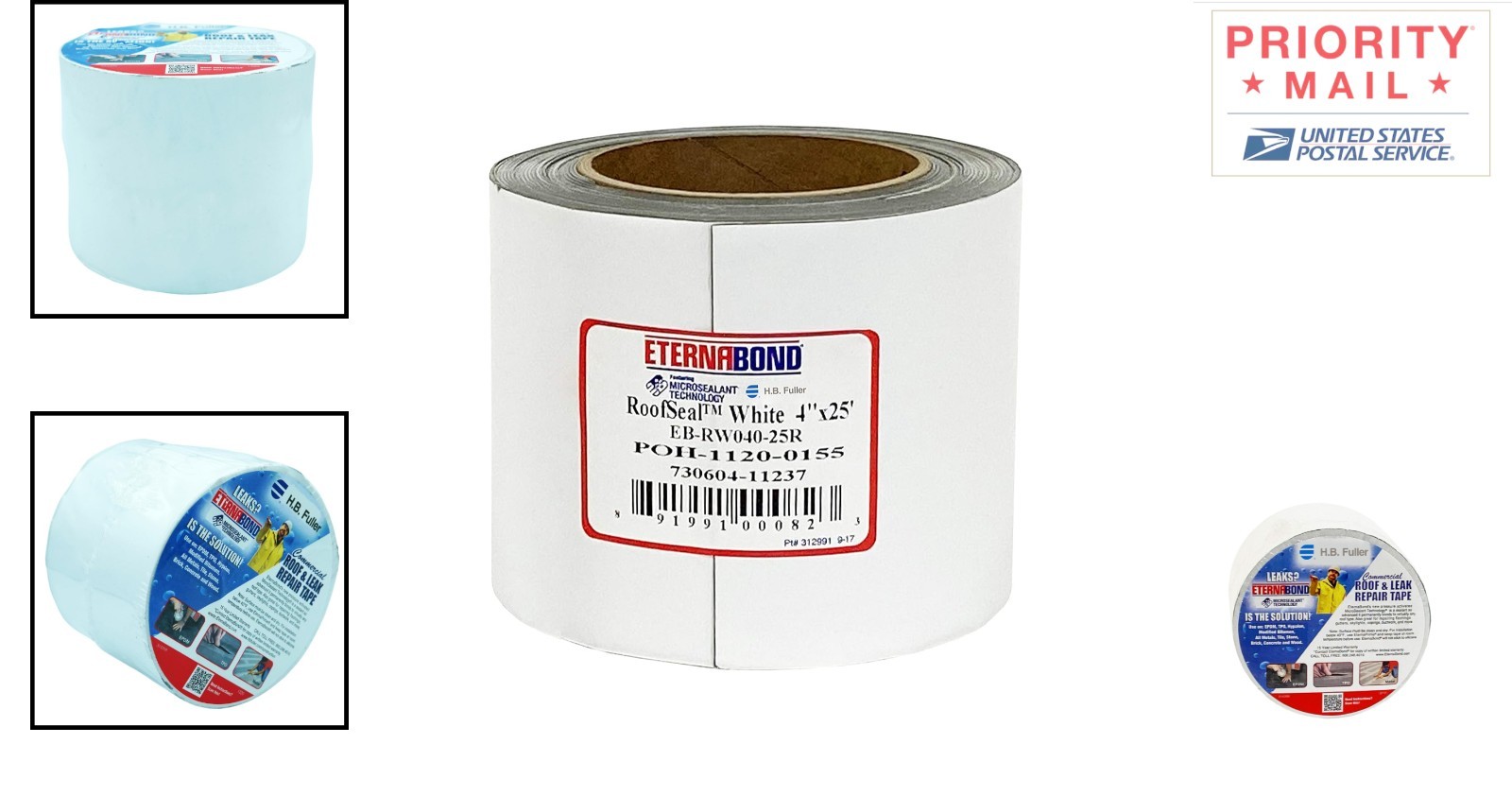 Multi-Surface Waterproof Tape 4cm x 25m Ideal for RV Roof Repair and Sealing