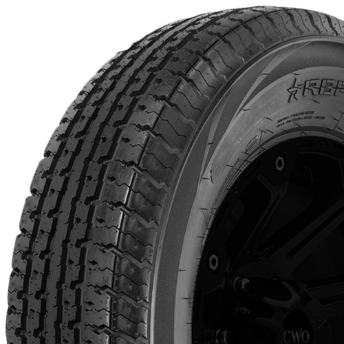 (QTY 4) ST215/75R14 RBP Conveyor ST 108/103L LRD Black Wall Tires