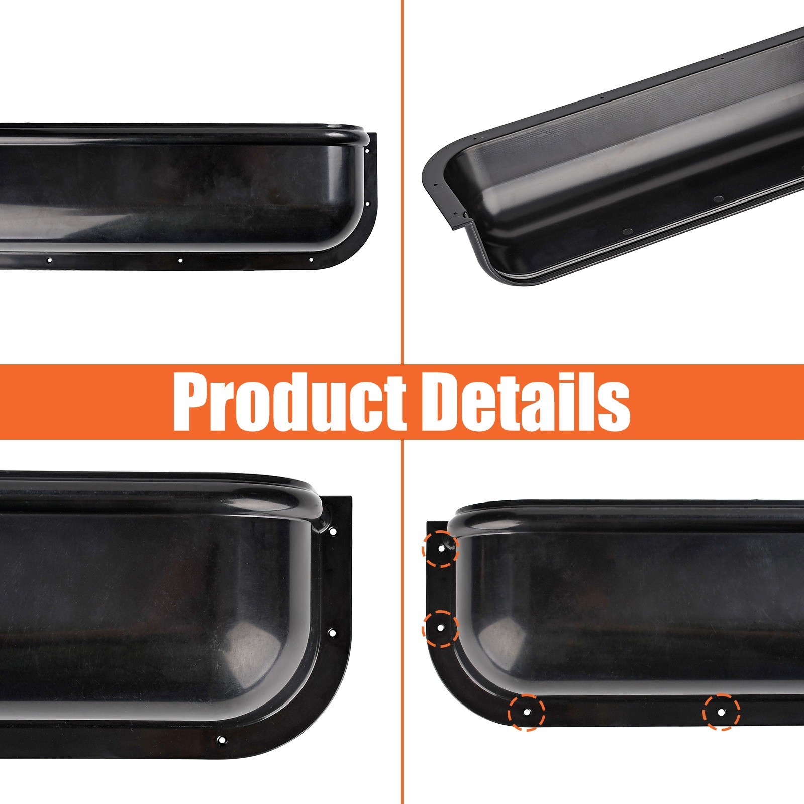 Trailer RV Door Organizer Storage Box Shatterproof ABS Door Mount Holder for Ke