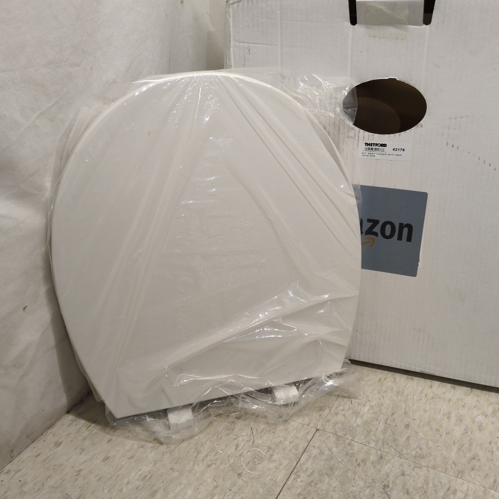 Thetford 42178 Aqua-Magic Style II Toilet Seat & Cover Assembly – White