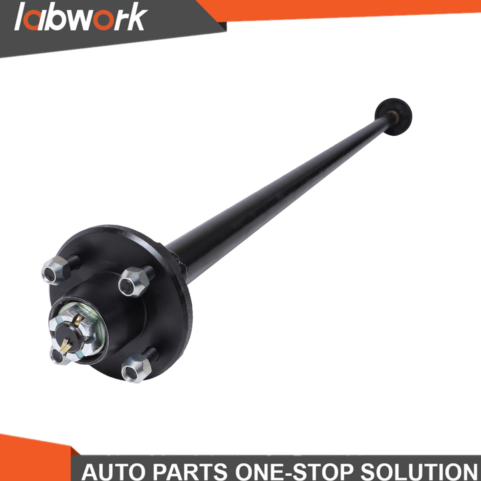 Labwork 2000lbs Trailer Axle 4 lug-4″ 72″ Hub Face for all light trailers