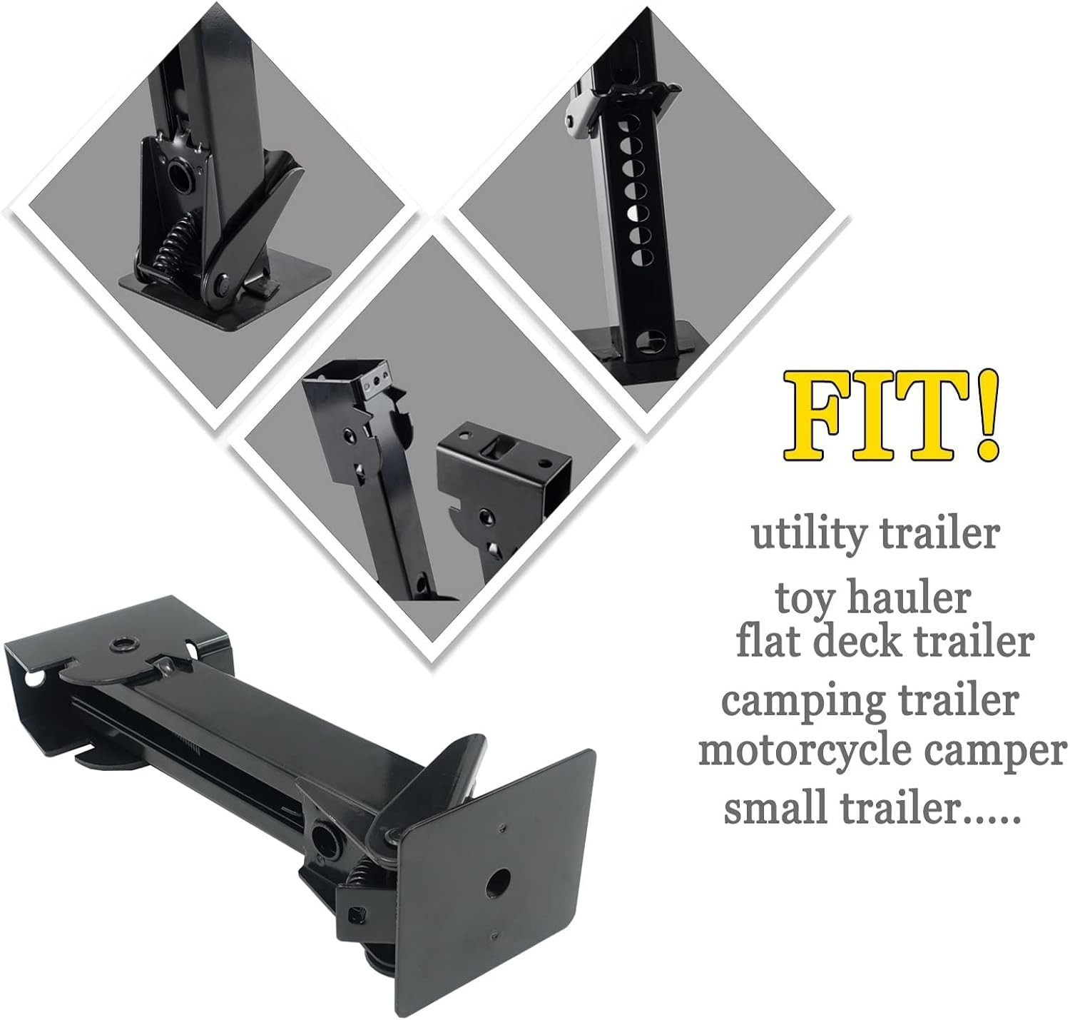 Heavy Duty Telescoping Stabilizer Jacks for Travel Trailers – 1000 lbs Each