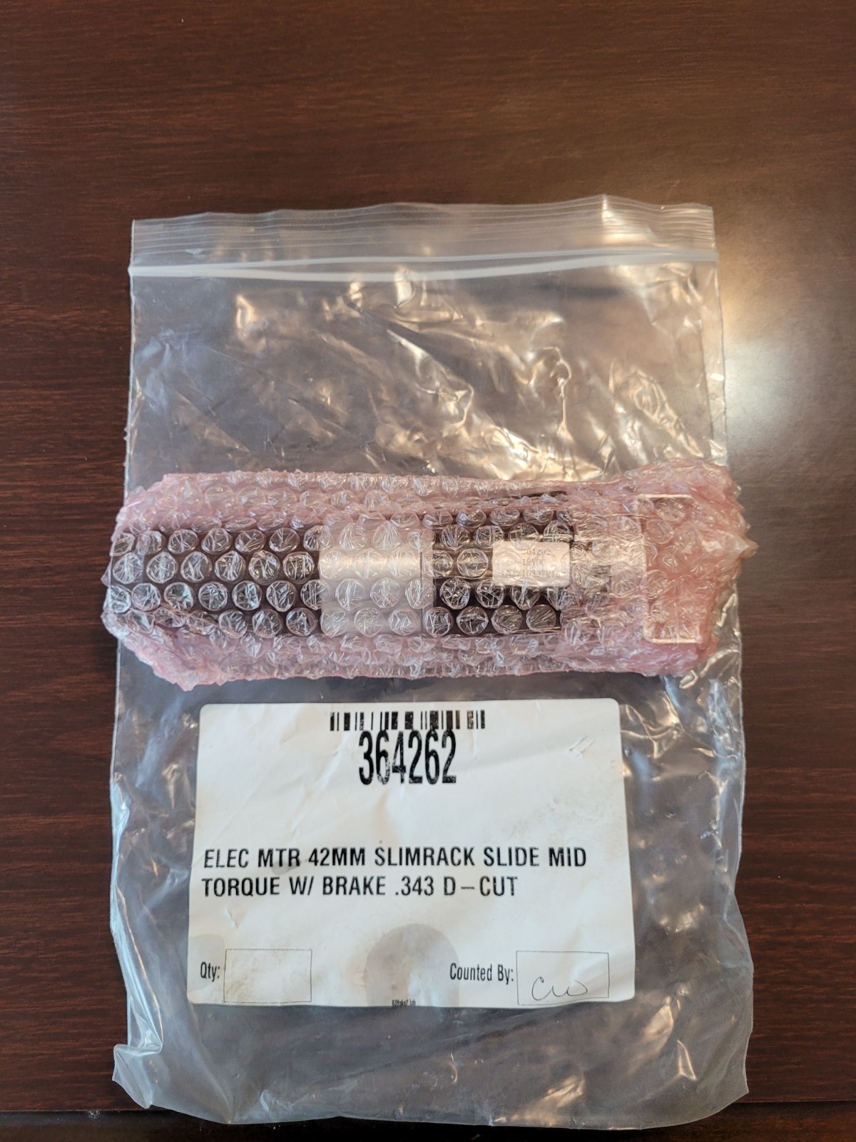 New Genuine Lippert Wall Slide-Out Motor 42M W/Brake, SlimRack 12 Volts 364262