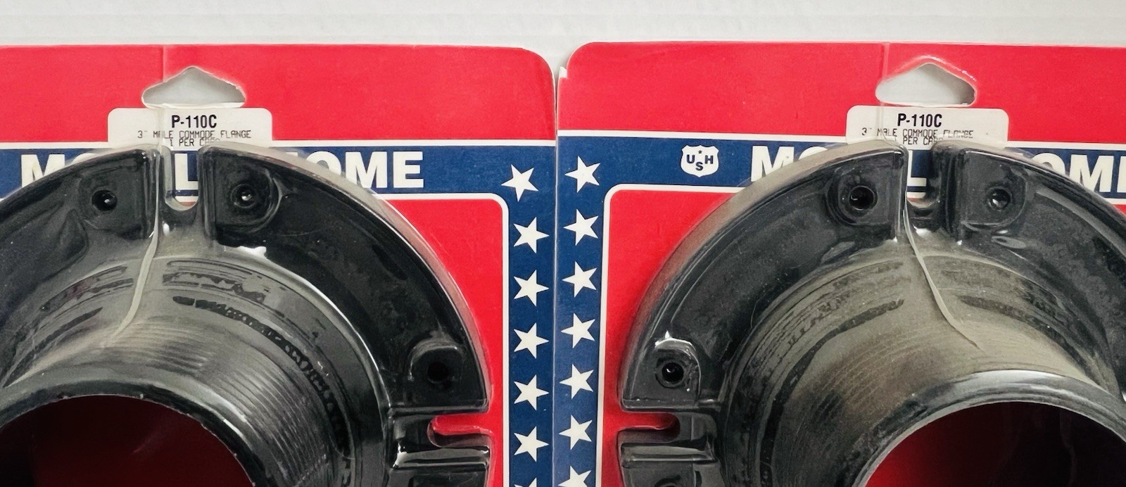 (PAIR – 2) US Hardware Mobile Home Commode 3″ Flange Male P-110C (PAIR – 2)