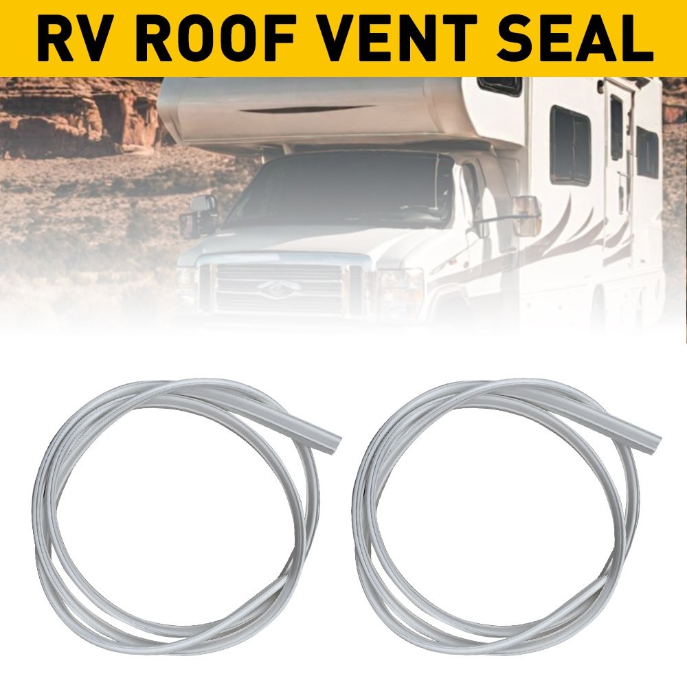 2 PCS For RV Roof Vent Seal 51″ TPE Rubber Camper Vent Fan Gasket Replacement