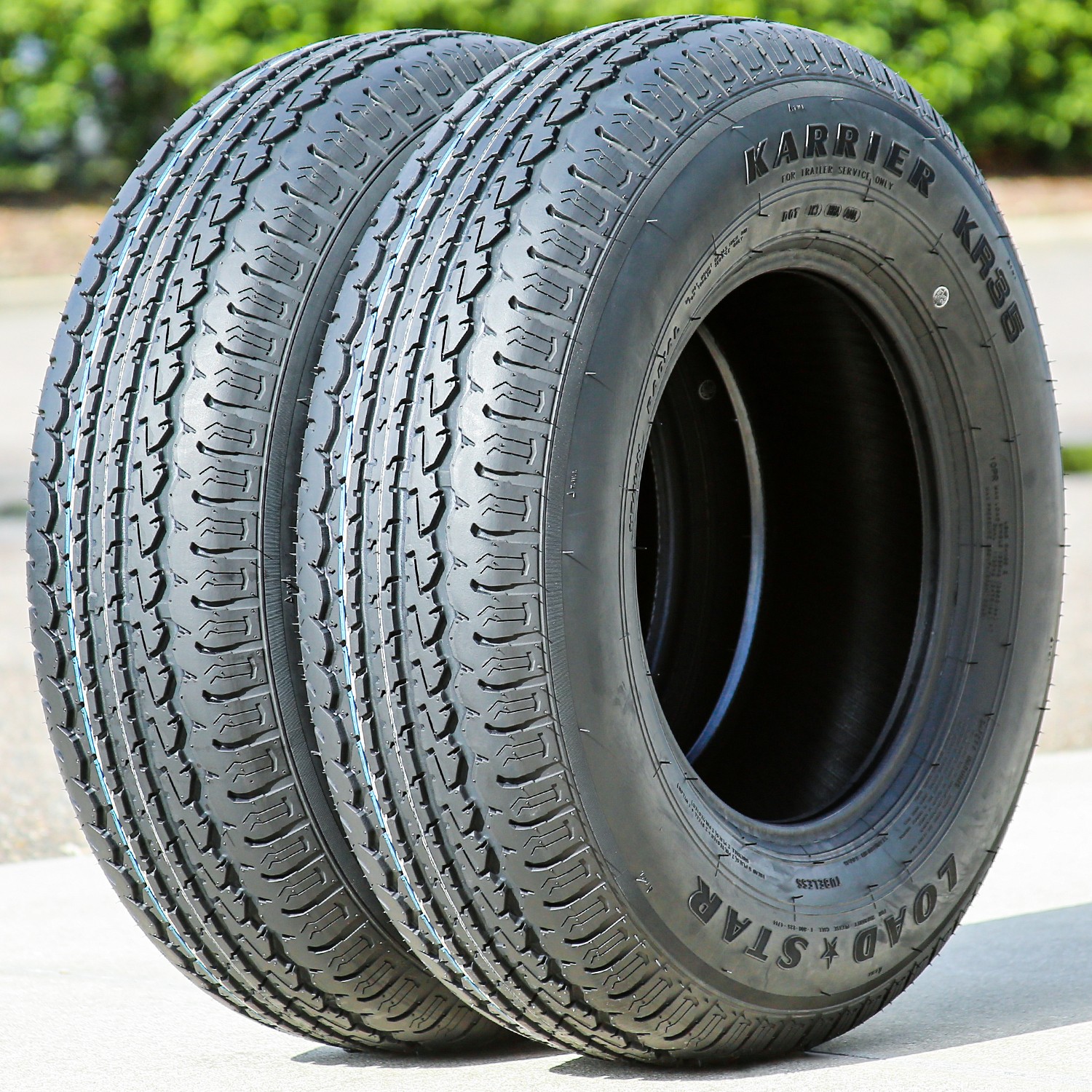 4 Tires Loadstar Karrier KR35 ST 185/80R13 Load D 8 Ply Trailer