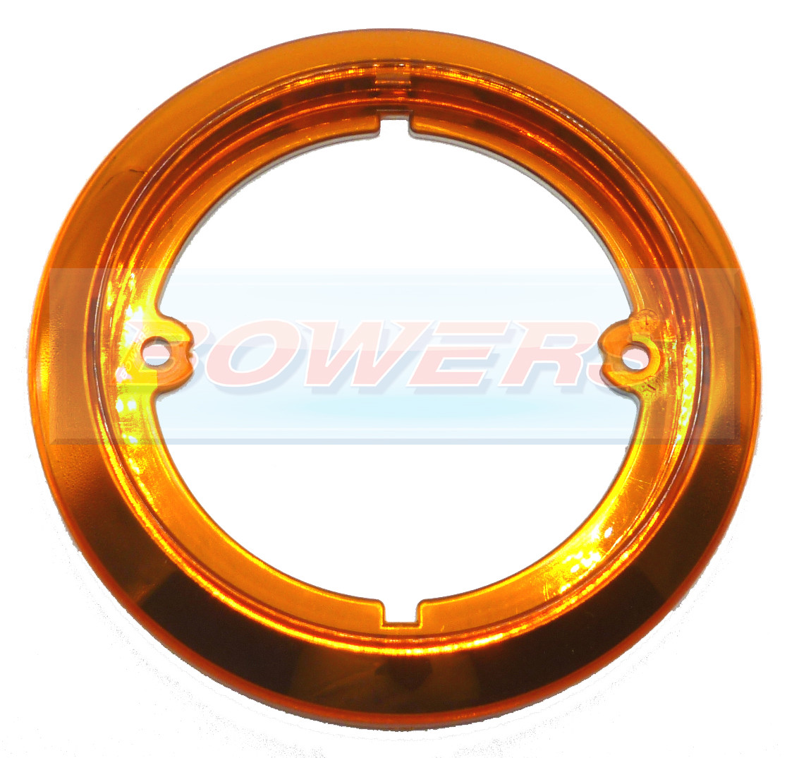 JOKON 710 AMBER TRIM BEZEL OUTER RING FOR 95mm ROUND REAR LIGHTS LAMPS