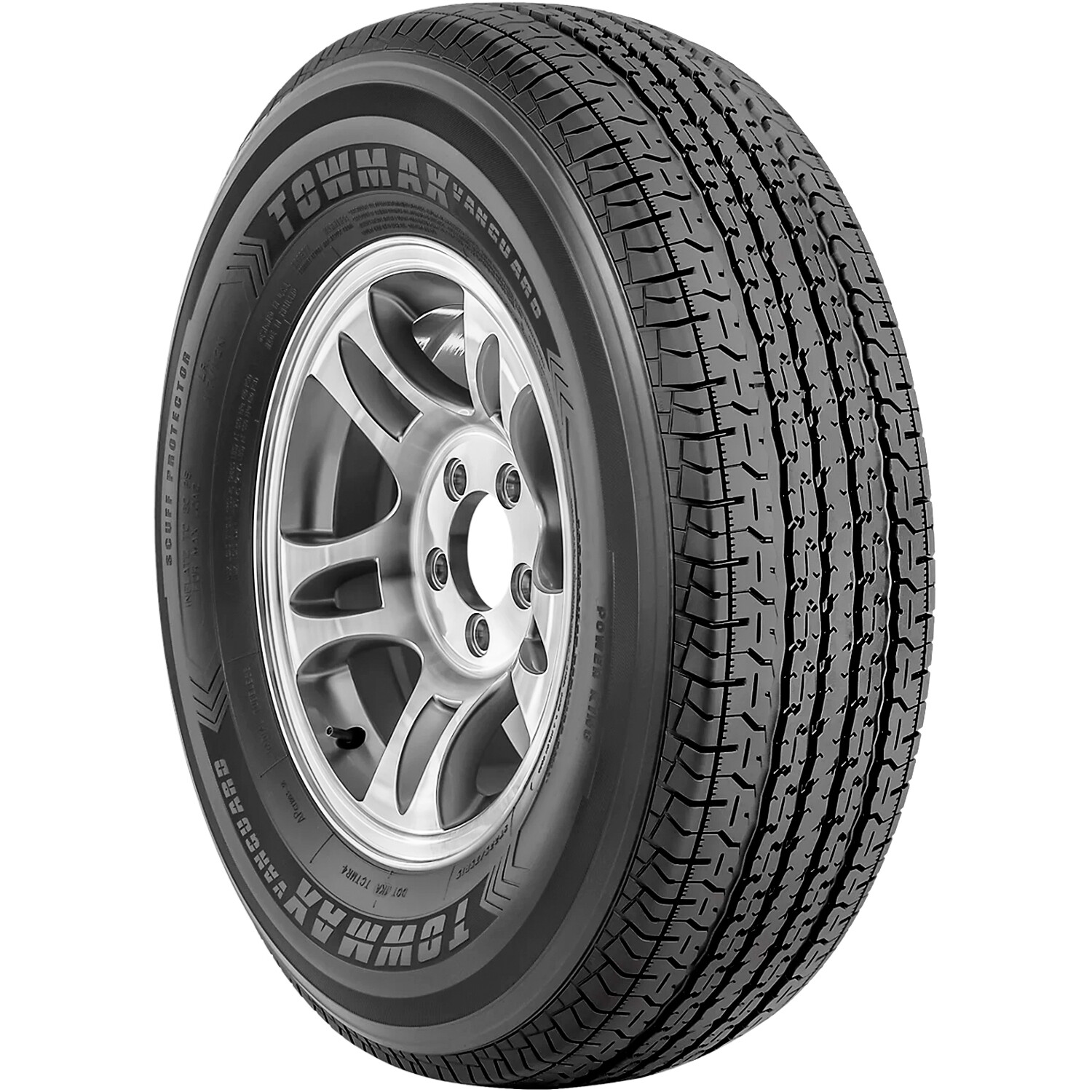 Tire Power King Towmax Vanguard ST 235/80R16 Load F 12 Ply Trailer