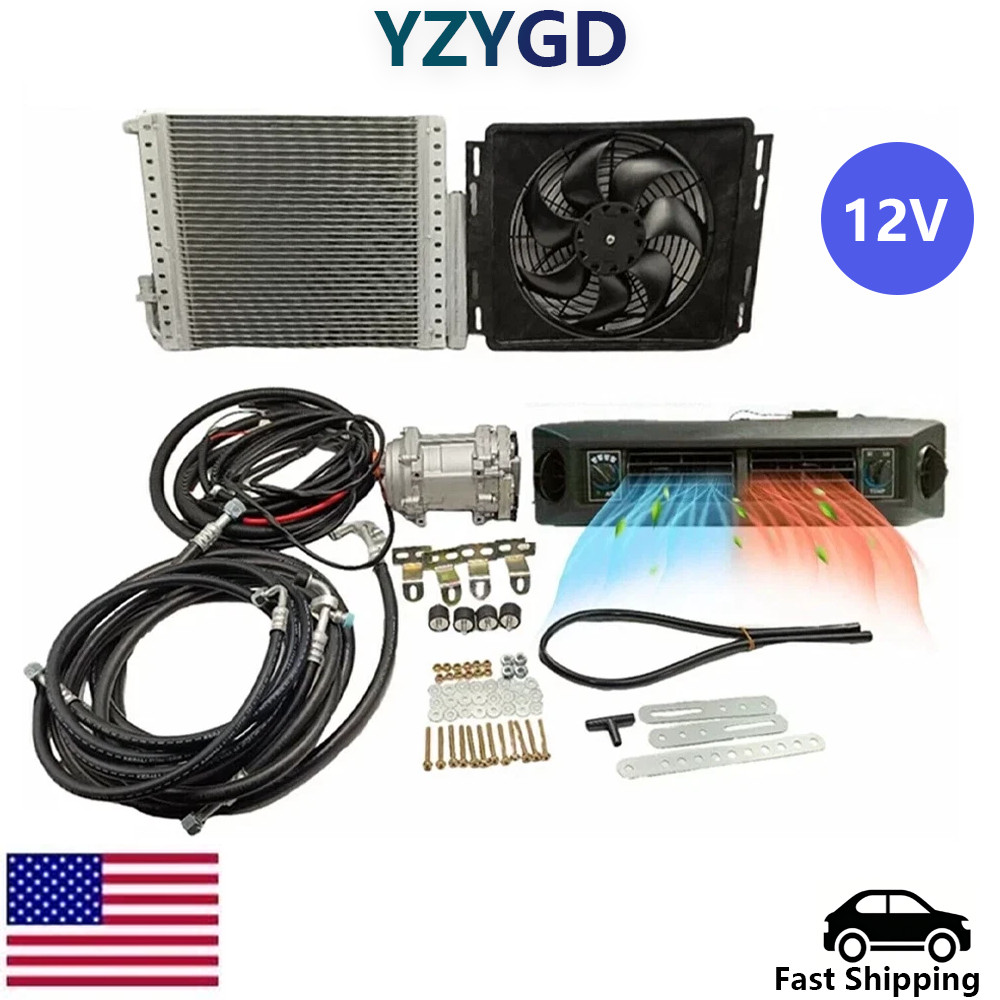 Underdash Universal Air Conditioner DC Auto Car A/C Kit Electric 12V Cool&Heat
