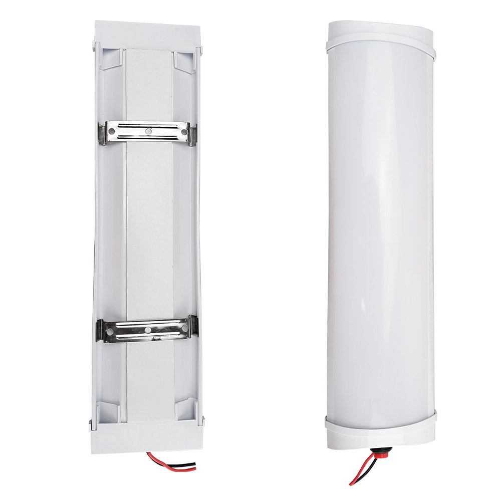 12V 6000K 12W LED RV Caravan Trailer Boat Interior Ceiling Dome Light White Lamp