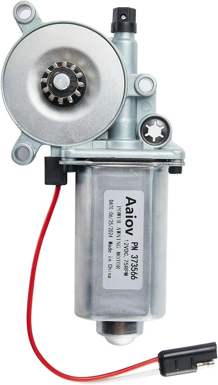 Efficient RV Electric Awning Motor Replacement – Compatible with Solera Power