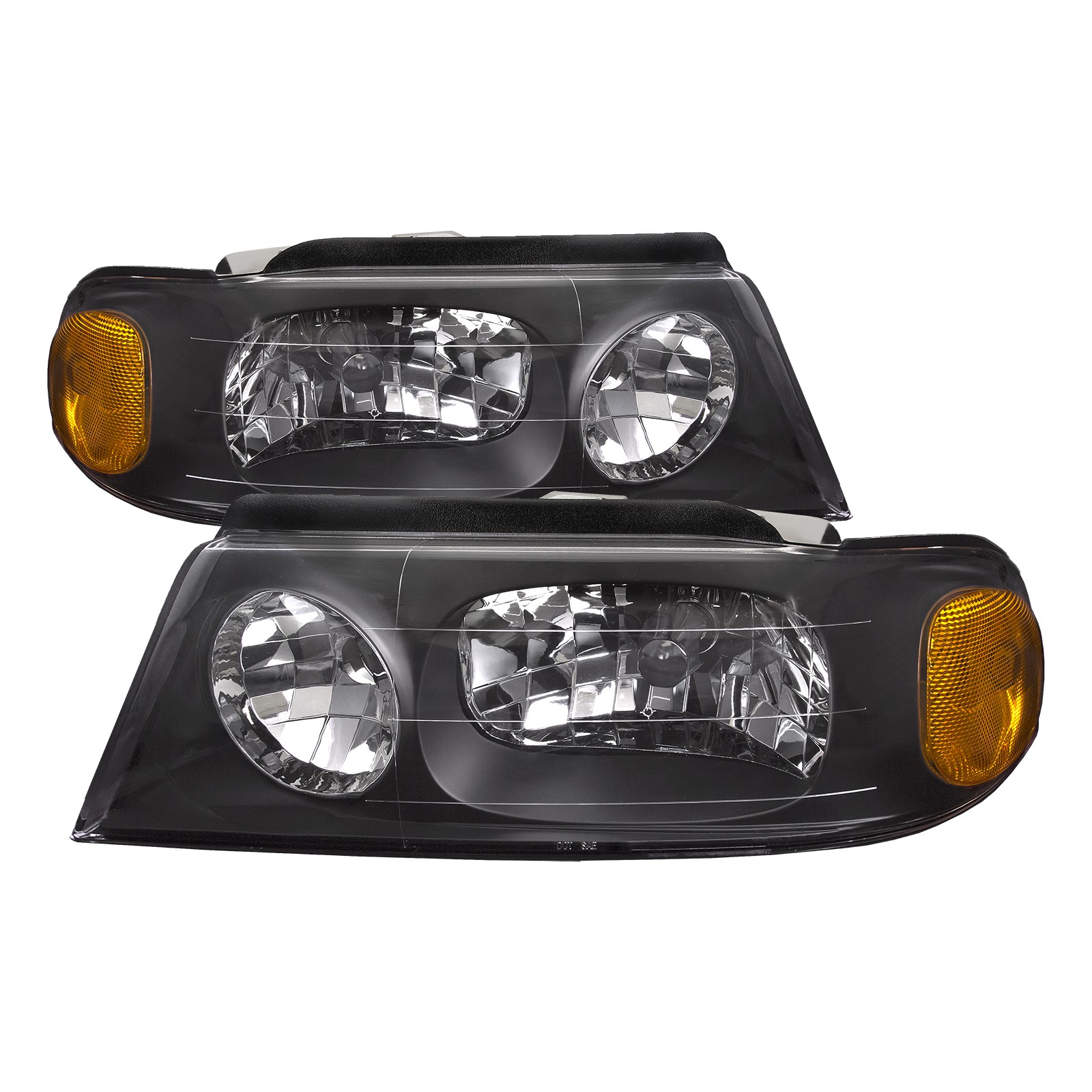Left and Right Headlights Pair Fits Holiday Rambler Neptune 02-05 Motorhome RV