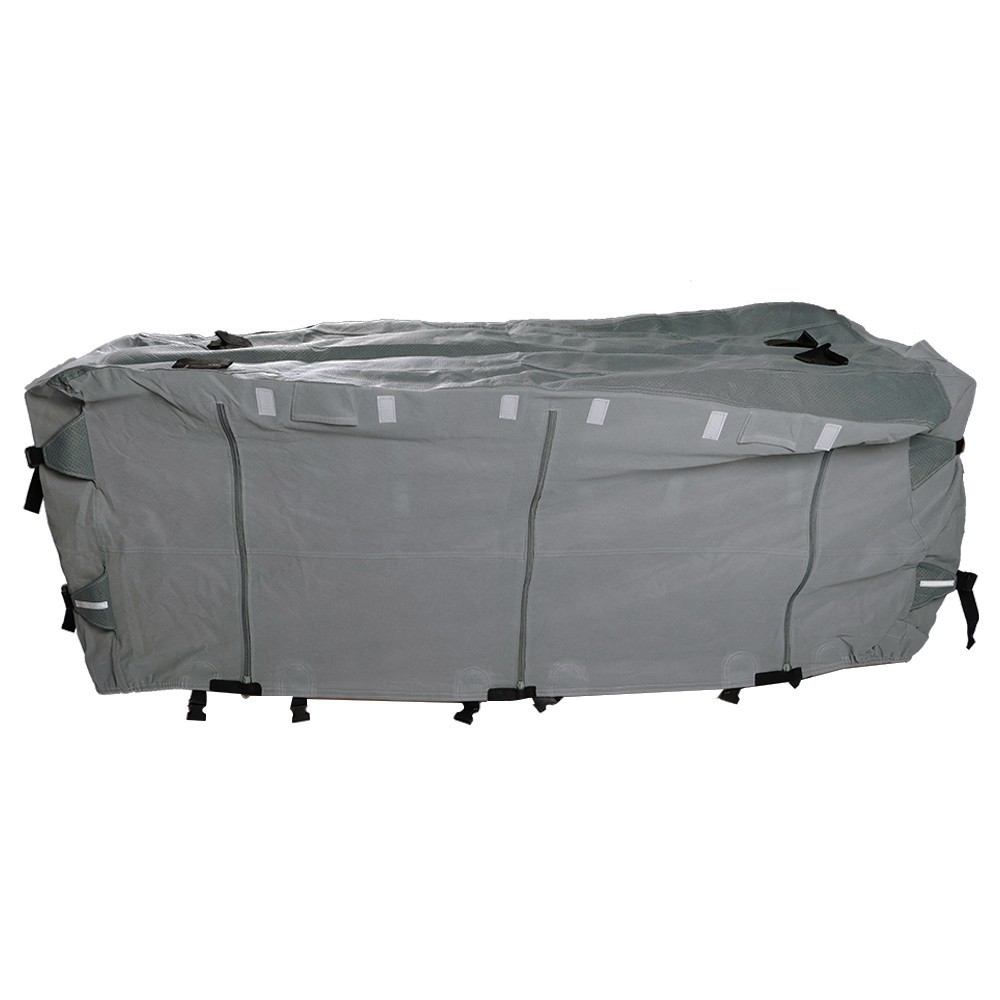 Travel Trailer RV Fit For Camper 18′-20′ Gray Cover Anti-UV Non-Woven Fabric