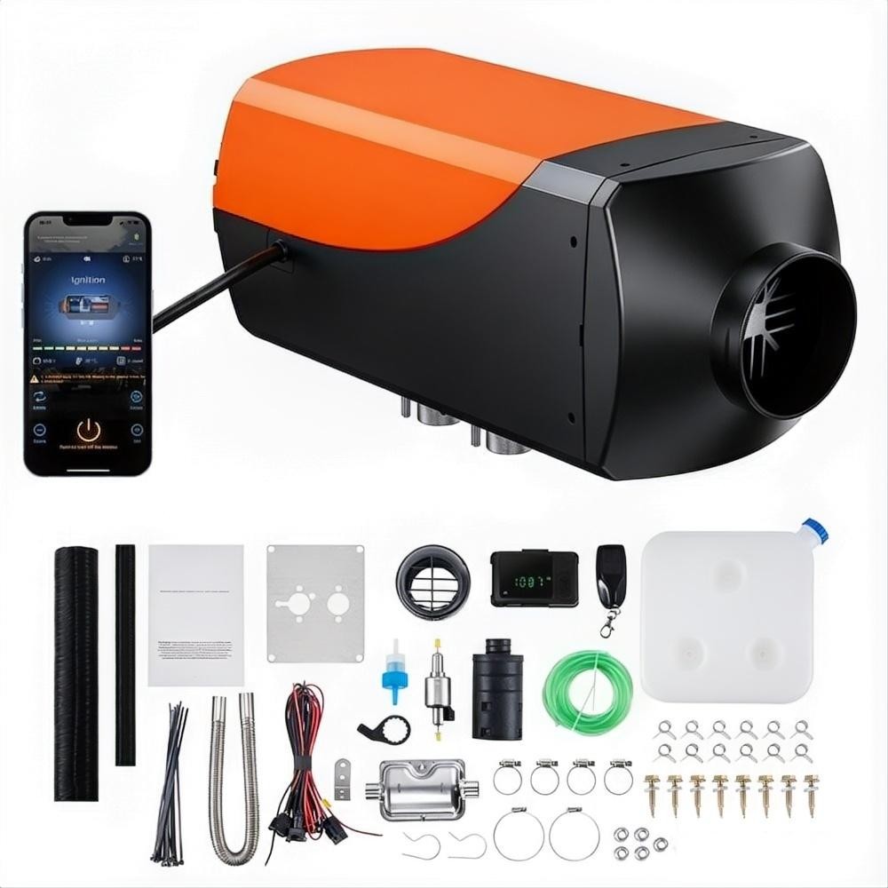Star Diesel Air Heater 12V 5KW Bluetooth App LCD Display for Car Bus RV Indoors