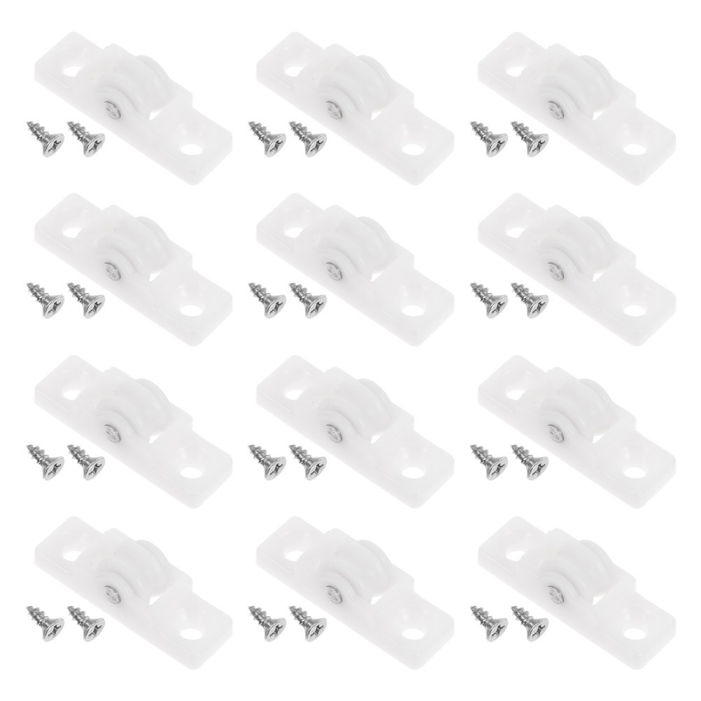 12 Pcs Upright Freezer Rollers Cabinet Bottom Commercial Casters