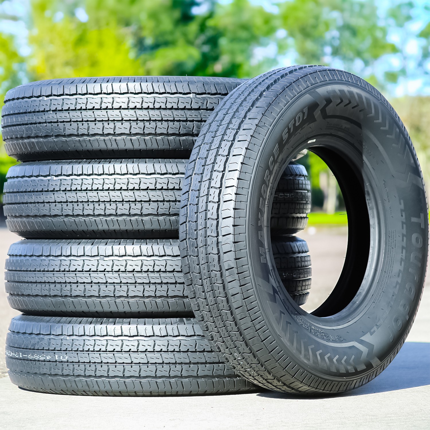 Tire Tourador MaxForce ST01 Semi-Steel ST 205/75R14 Load D 8 Ply Trailer