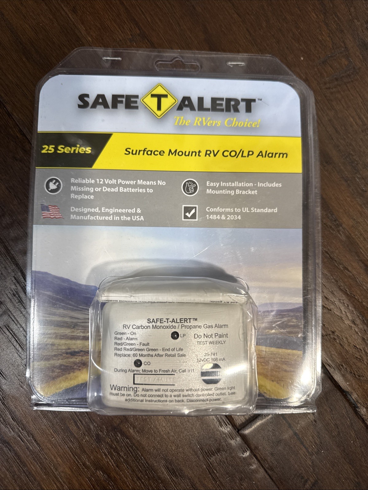 NEW SEALED MTI Industry 25-741-WT Safe-T-Alert LP & CO ALARMS & DETECTORS RV USA