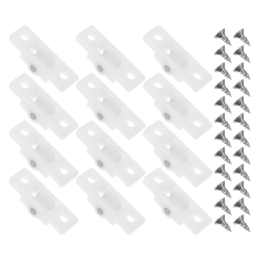 12 Pcs Upright Freezer Rollers Commercial Casters Fridge Cabinet Sliding
