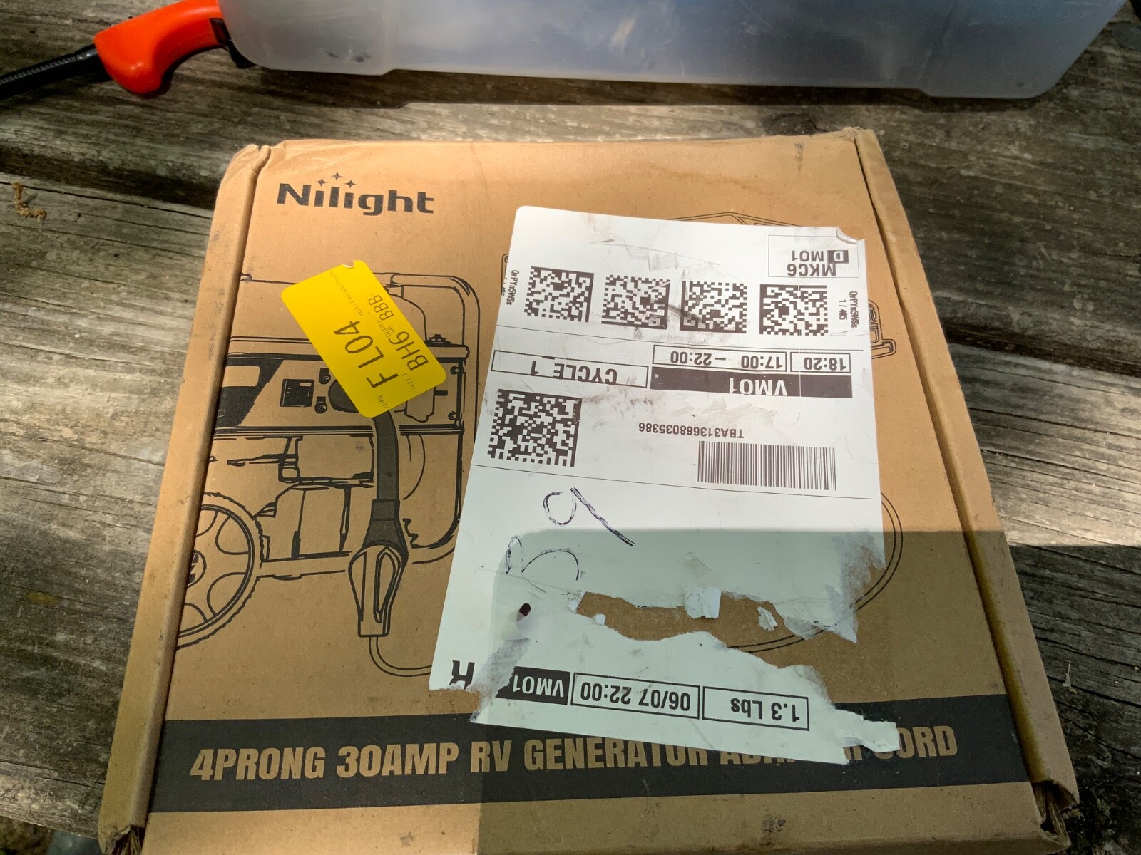 Nilight RV Generator Adapter Cord 30 Amp to 30Amp 4 Prong Pure Copper Heavy Duty
