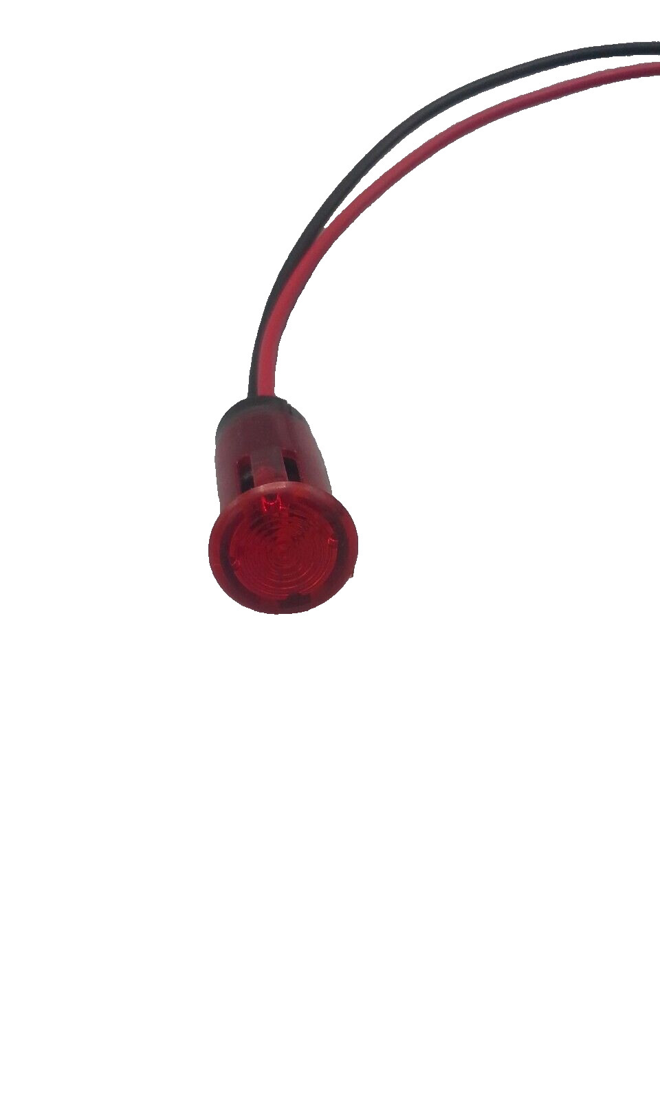 1/2 Red LED Indicator Dash Marker Light Trailer RV Truck Recessed