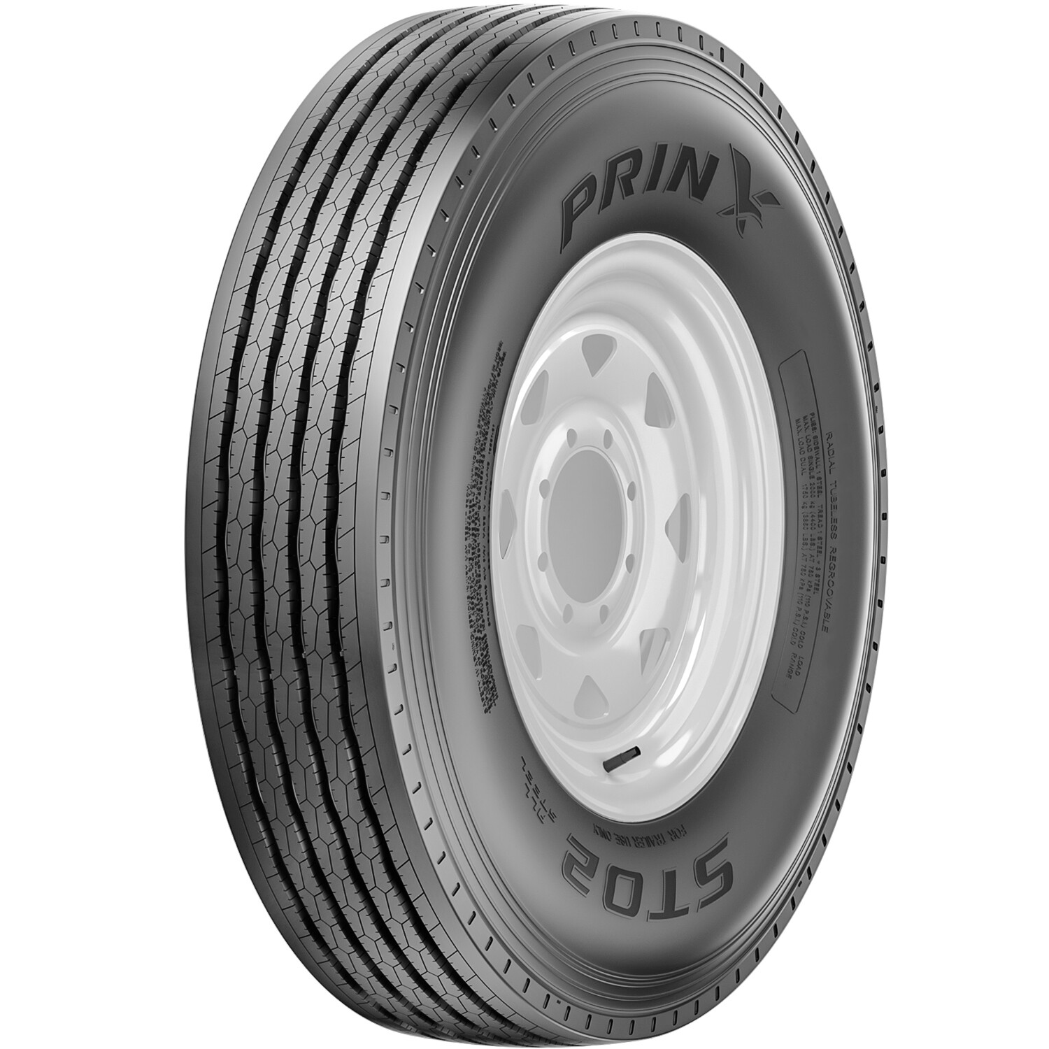 5 Tires 235/85R16 Prinx ST02 Trailer Commercial Load G 14 Ply