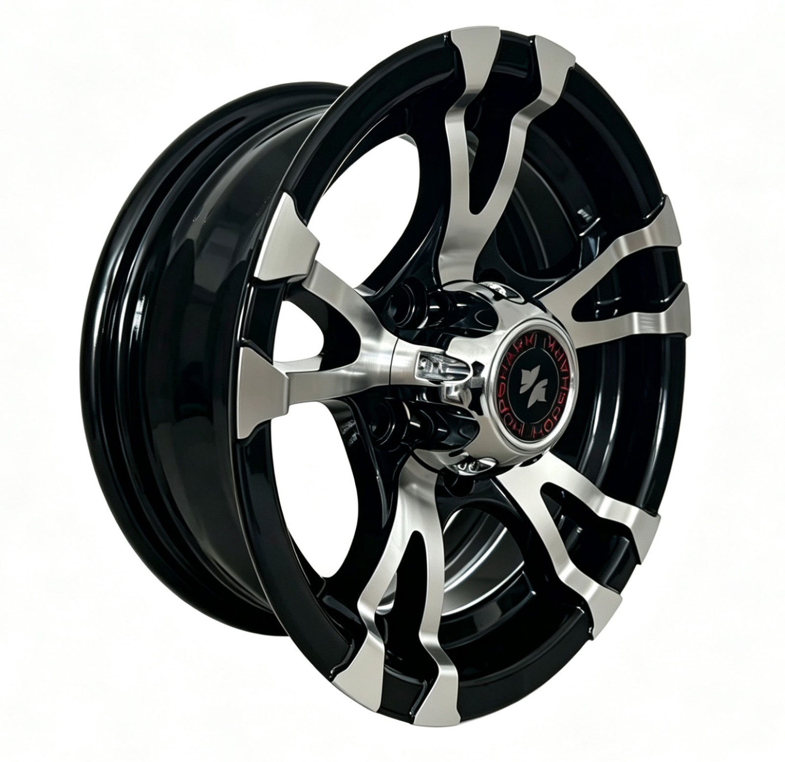 1 pack 13 Inch Aluminum trailer Rim Boat Trailer Wheel 5 Lug On4.5